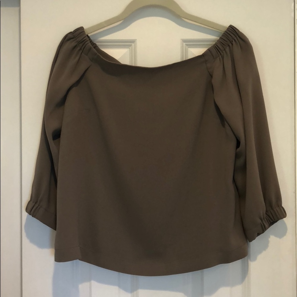Aritzia Off the Shoulder Blouse